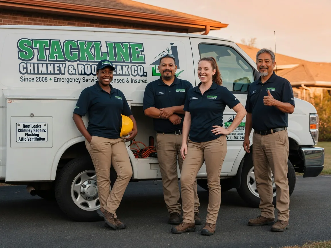 Chimney flashing repair company in Johnston, IA